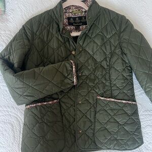 Barbour Women's Olive Quilted Utility Jacket